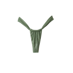 Lame Green Bikini Set