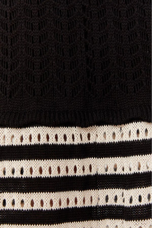 Tricot Listras Crochet Skirt