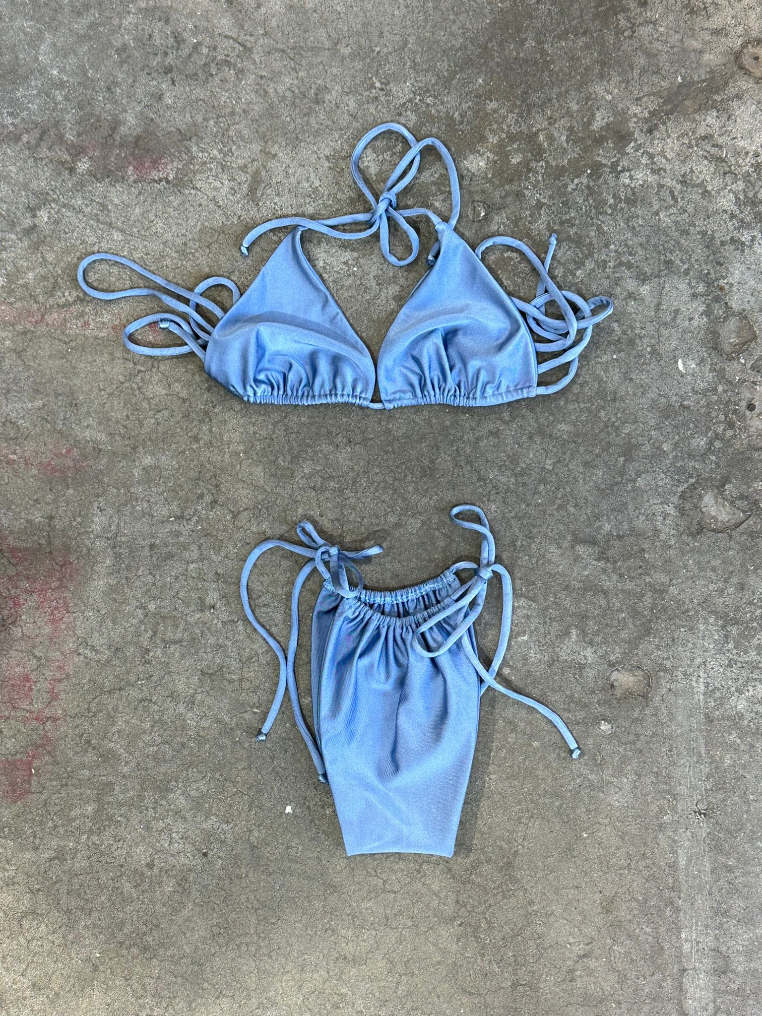 Love Blue Bikini Set