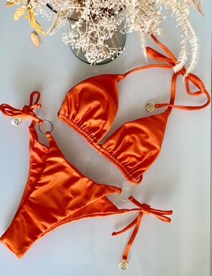 Atenas Orange Bikini Set